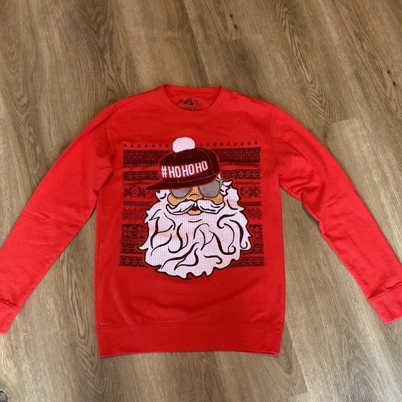 🌸American Rag Santa Sweatshirt Unisex Size Small - Picture 6 of 9
